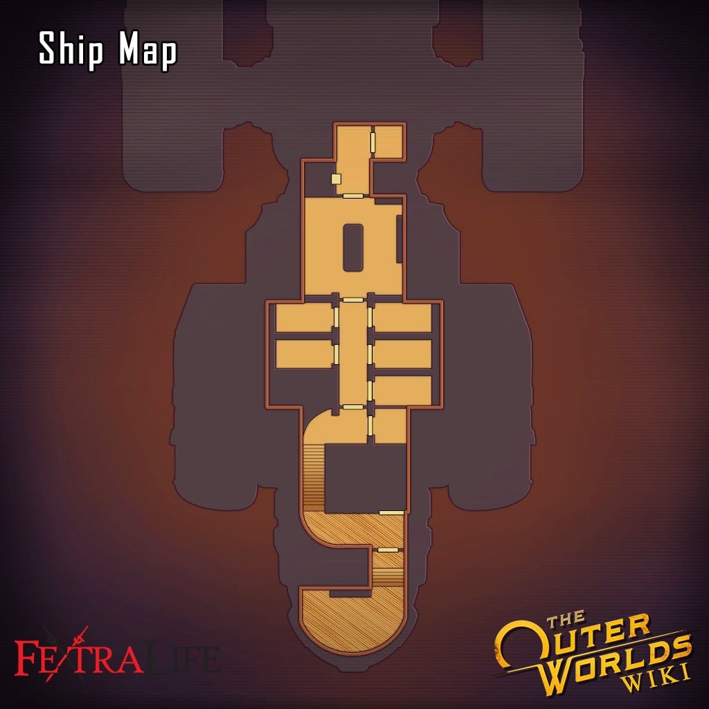 ship map outer world wiki guide min